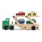 Melissa & Doug Car Carrier Truck + Cars Wooden Toy Set 4096 - alternate 1